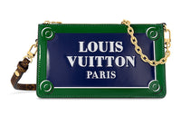 LOUIS VUITTON Lexington Pouch Blue/Green