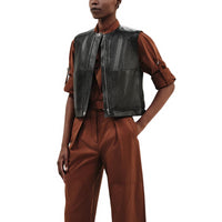 HERMES Vests Women's Black