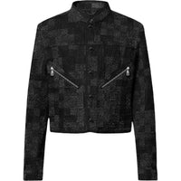 LOUIS VUITTON Denim Bouclette Flight Jacket