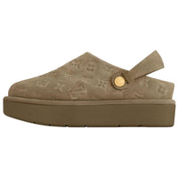 LOUIS VUITTON Aspen Casual Single Shoes Women's Khaki Green