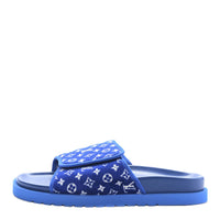 LOUIS VUITTON Miami Slide Slippers Men's Blue