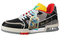 LOUIS VUITTON Lv Trainers 'Red Multi color'
