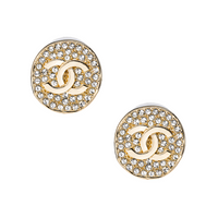 CHANEL 21K Winter Stud Earrings Women's