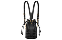 DIOR Cow Leather Backpack Small Size Women's Black