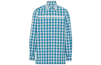 PRADA Shirts Men Blue With White Lettering