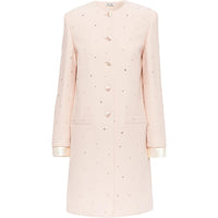 MIU MIU Coats Women's Egg White Stone Color