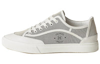 HERMES Get Low Top Stylish Skateboarding Shoes Men's Purple White