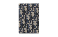 DIOR Canvas Bag, Card Holder, Wallet, Card Holder Men's Black Monogram