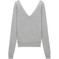 SAINT LAURENT V-Neck Long-Sleeved Jumper