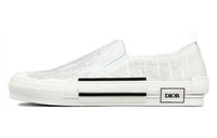 DIOR B23 Slip On White Oblique