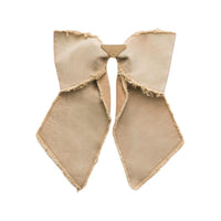 PRADA Canvas Hair Clips Women's Beige Yellow