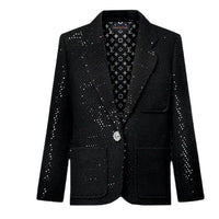 LOUIS VUITTON Sequin Tweed Preppy Blazer