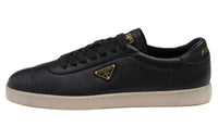 PRADA Triangle-logo Leather Sneakers