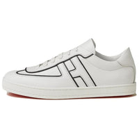 HERMES Boomerang Low-Top Skateboard Shoes Men's White