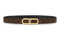 LOUIS VUITTON My Lv Chain 25mm Reversible Belt