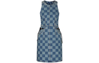 LOUIS VUITTON New Quarterly Products Of LV Sleeveless Dress Women's Blue