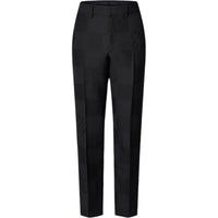 LOUIS VUITTON Jacquard Damier Wool-Silk Blend Cigarette Pants