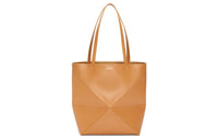 LOEWE Calfskin Tote Bag, Shopping Bag, Handbag Women's Brown