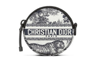 DIOR DiorTravel Jouy Print Technical Fabric Coin Purse Women's White