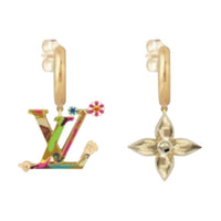 LOUIS VUITTON Lv X Tm Superflat Earrings