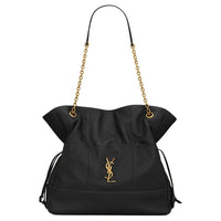 SAINT LAURENT JAMIE 4.3 Lambskin Large Shopping Bag Women's Black