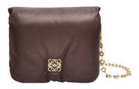 LOEWE Puffer Goya Shoulder Bag Dark Chocolate