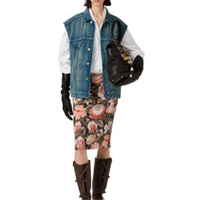 MIU MIU FW24 Vest Women's Sapphire Blue