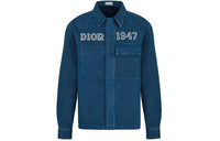 DIOR Dior Quarterly New Products Denim Jacket Men's Blue