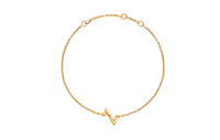 LOUIS VUITTON Lv Volt Upside Down Chain Bracelet Yellow Gold