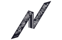 DIOR Silk Scarves Women's Blue/Ivory
