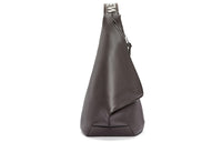 LOEWE Anton Sling Soft Smooth Cow Leather With Jacquard Fabric Sling Bag Regular Men's Dark Gray