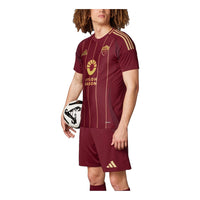 adidas AS Roma 24/25 Home Football Jersey Asia Sizing 'Burgundy' IT6058