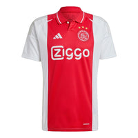 adidas Ajax Amsterdam 24/25 Home Football Jersey Asia Sizing 'White Red' IT6168