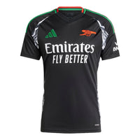 adidas Arsenal 24/25 Away Football Jersey Asia Sizing 'Black' IT6148