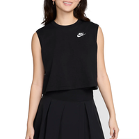 (WMNS) Nike Sportswear Club Crop Top 'Black' FV5506-010