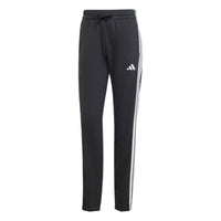 (WMNS) adidas Essentials 3-Stripes French Terry Cuffed Pants 'Black White' JD5302