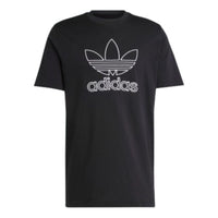 adidas Adicolor Outline Trefoil T-Shirt 'Black' JP1088
