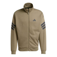 adidas Future Icons 3-Stripes Woven Track Jacket 'Green Black' JD4887