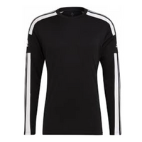 adidas Squadra 21 Long Sleeve Jersey Asia Sizing 'Black White' GN5792