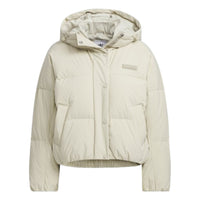 (WMNS) adidas Puffer Crop Down Jacket 'White' JD3786