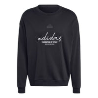 adidas Brand Love French Terry Sweatshirt 'Black' IW3542
