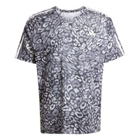 adidas Own The Run CLIMACOOL 3-Stripes T-Shirt 'Grey White' JC7397