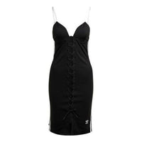 (WMNS) adidas Always Original Laced Strap Dress 'Black' HK5084
