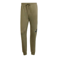 adidas Essentials Big Logo French Terry Joggers 'Green' JE8970