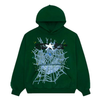 Sp5der Web Hoodie 'Hunter Green' SP5-STR-HD-MOS