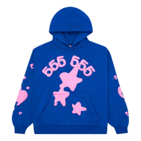 Sp5der Beluga Pullover Hoodie 'Blue Pink' SP5-BLPINK-HD
