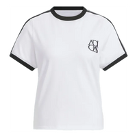 (WMNS) adidas Dance T-Shirt 'White Black' JY7627