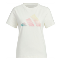 adidas Logo Short Sleeves T-Shirt 'White' JL6284