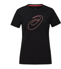 (WMNS) ASICS Logo T-Shirt 'Black' 2012C841-001