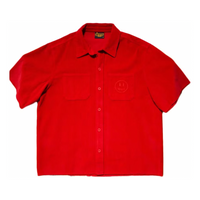 Drew House Corduroy T-shirt 'Red' DR-SS21-24